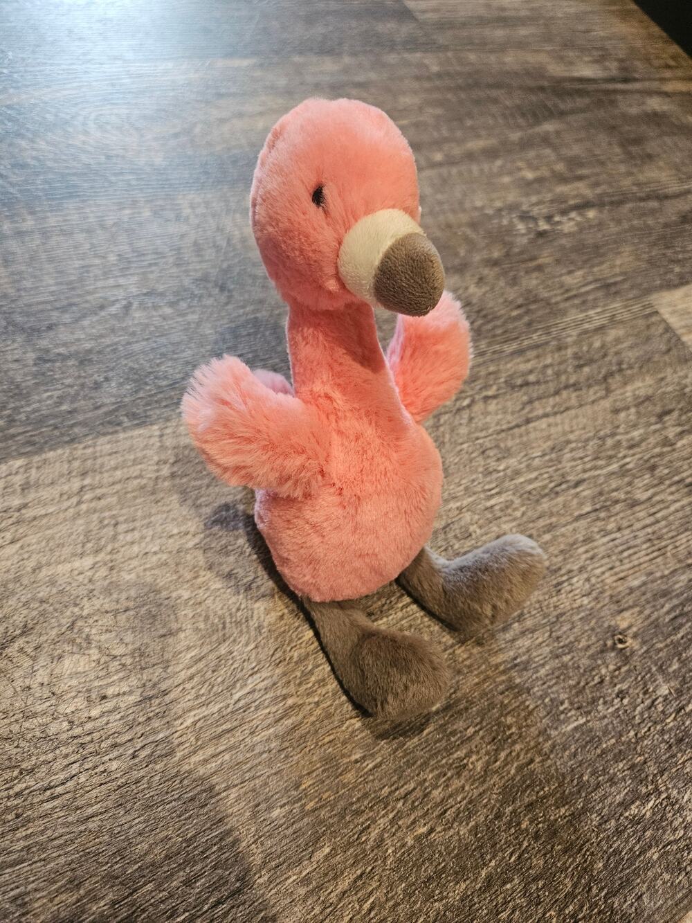Jellycat small Bashful flamingo cute little pink plush 8inch
